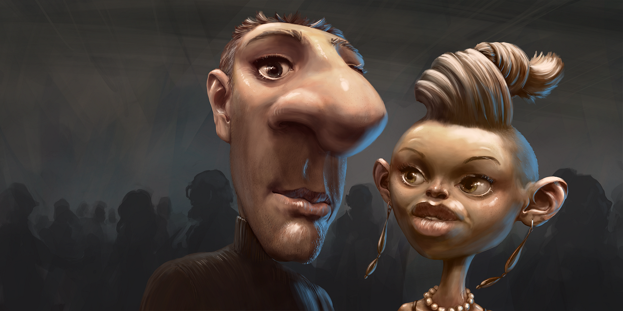 Couple at the Theatre