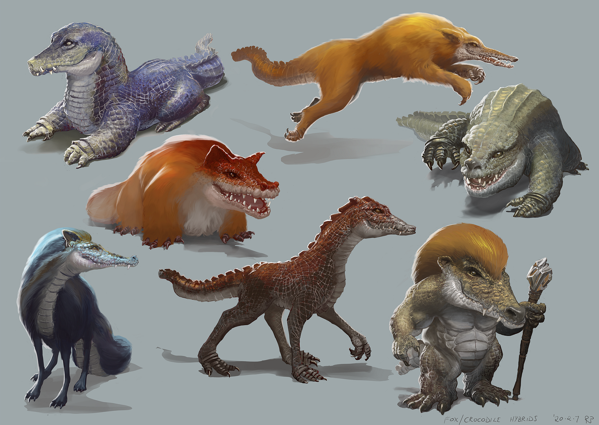 Fox and Crocodile Hybrids